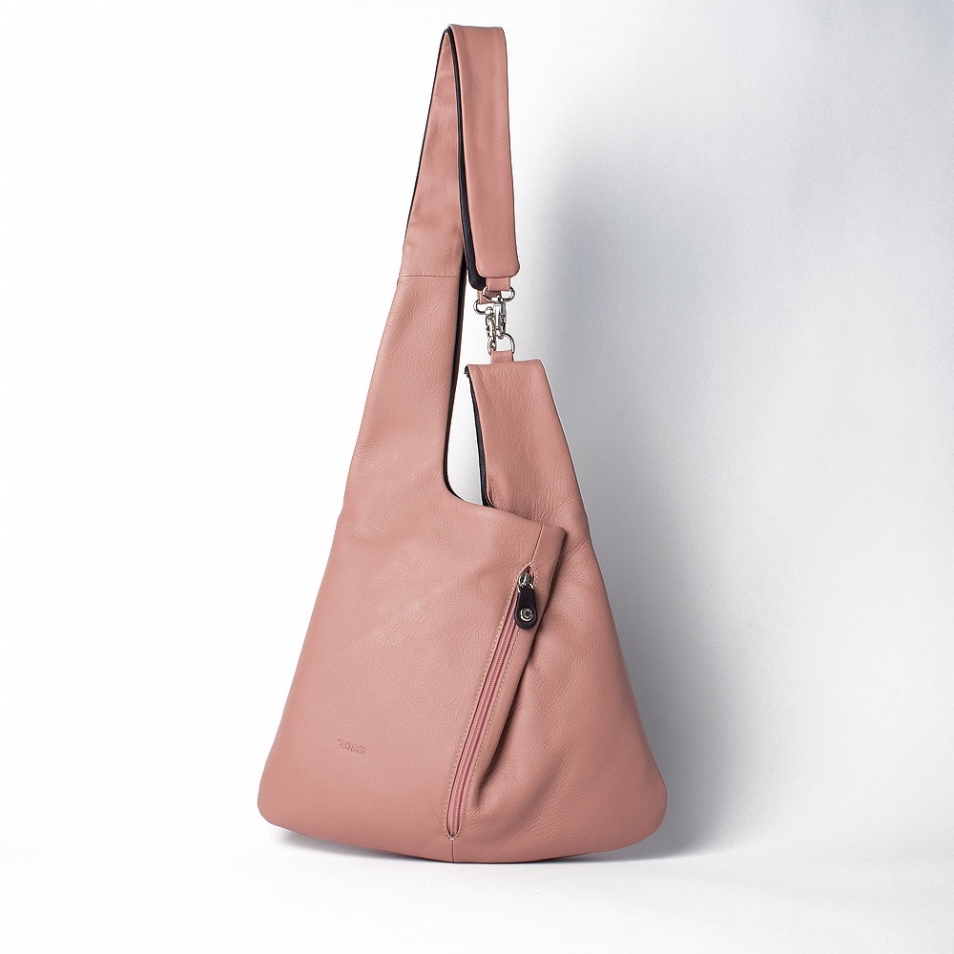 Borsa Donna In Vera Pelle ILENIA, Colore AZZURRO / ROSSO / NERO / ROSA - Foto 3