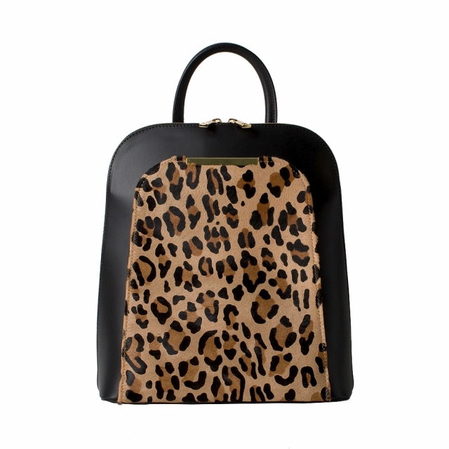 GIORGIA FUR - BLACK LEOPOS