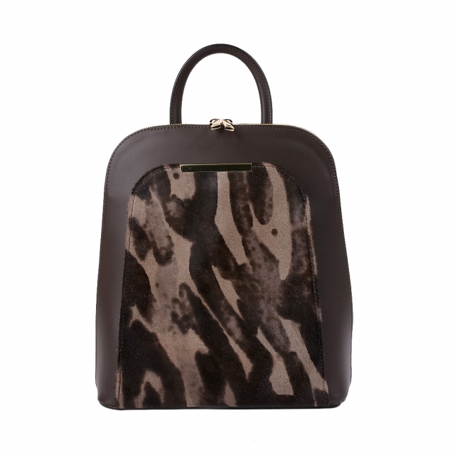 GIORGIA FUR - BROWN ZEBRAED