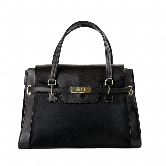 NILLA FUR DOUBLE - BLACK PONYSKIN