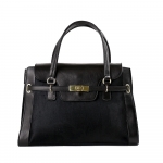 NILLA FUR DOUBLE - NERO CAVALLINO