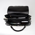 NILLA FUR DOUBLE - NERO CAVALLINO