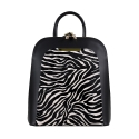 GIORGIA FUR - BLACK ZEBRAED