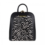 GIORGIA FUR - BLACK ZEBRAED
