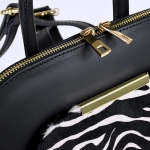 GIORGIA FUR - BLACK ZEBRAED