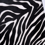 GIORGIA FUR - BLACK ZEBRAED