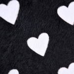 OLIMPIA FUR - BLACK HEARTS