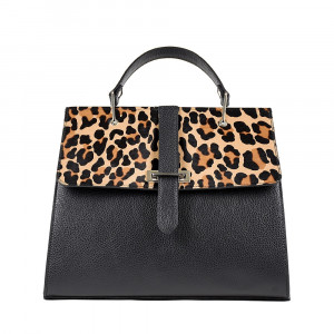 OLIMPIA FUR - BLACK LEOPOS