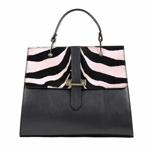 OLIMPIA FUR - BLACK ZEBRAED