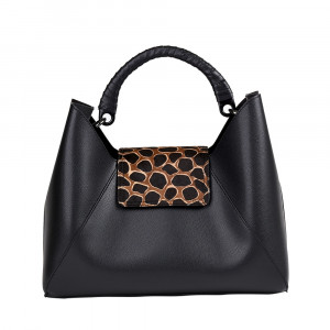 CLAUDIA FUR - BLACK LEOPARD