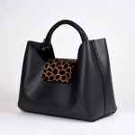 CLAUDIA FUR - BLACK LEOPARD
