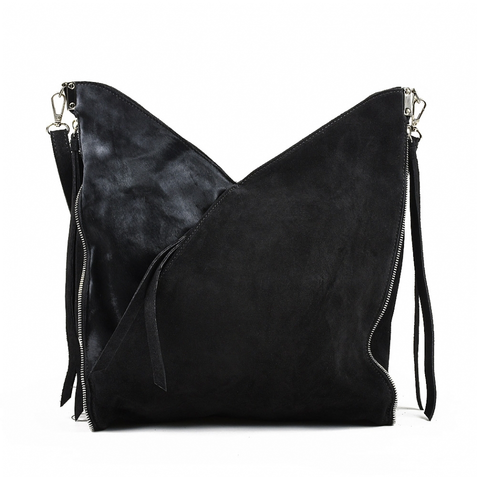 バッグ french mixed material shoulder bag black Buy French Connection Womens Shoulder Bag Black