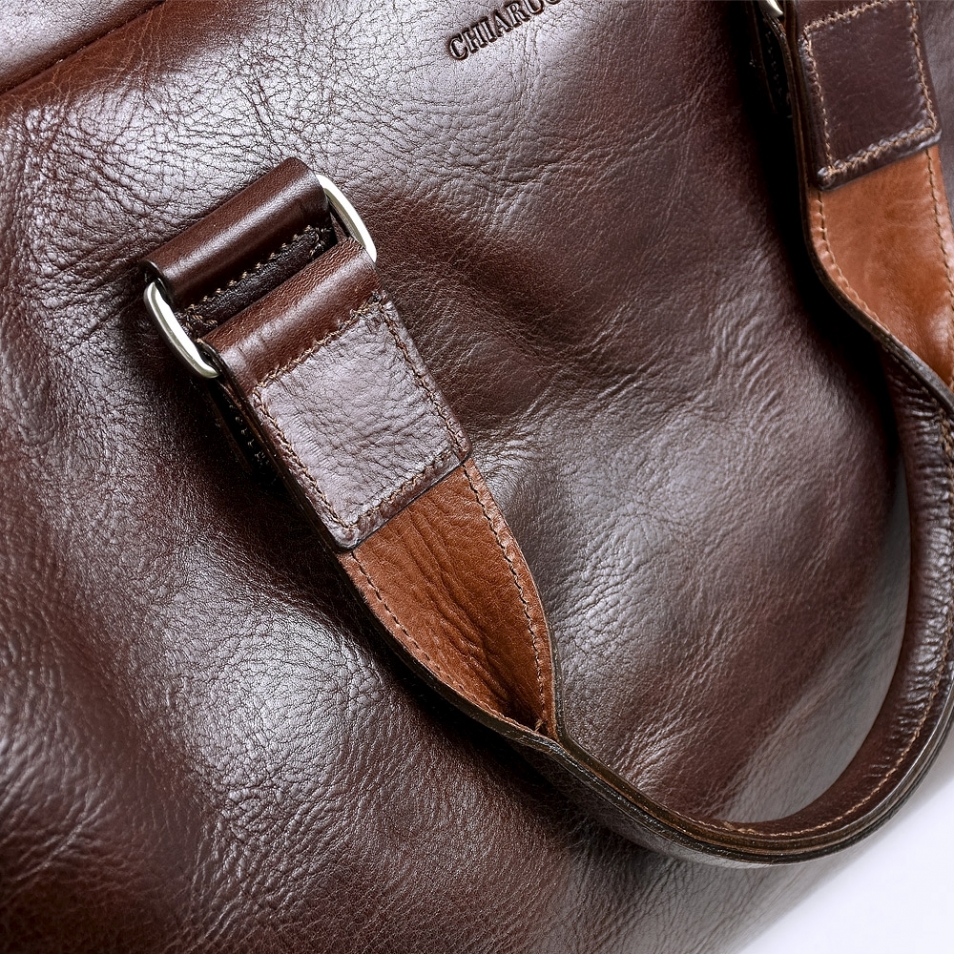 Leather travel Bag Vanessa CHIARUGI by Original Tuscany Made in Italy