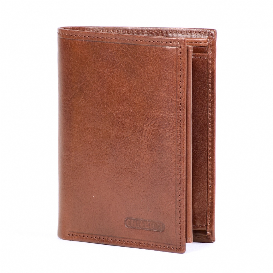 Brunello brown leather wallet. Chiarugi by Original Tuscany