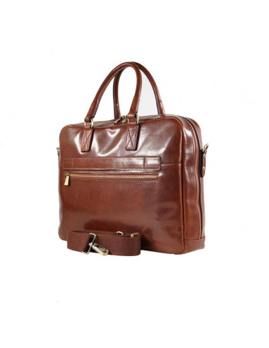Cartella marrone in pelle Istanbul Chiarugi by Original Tuscany Made in Italy