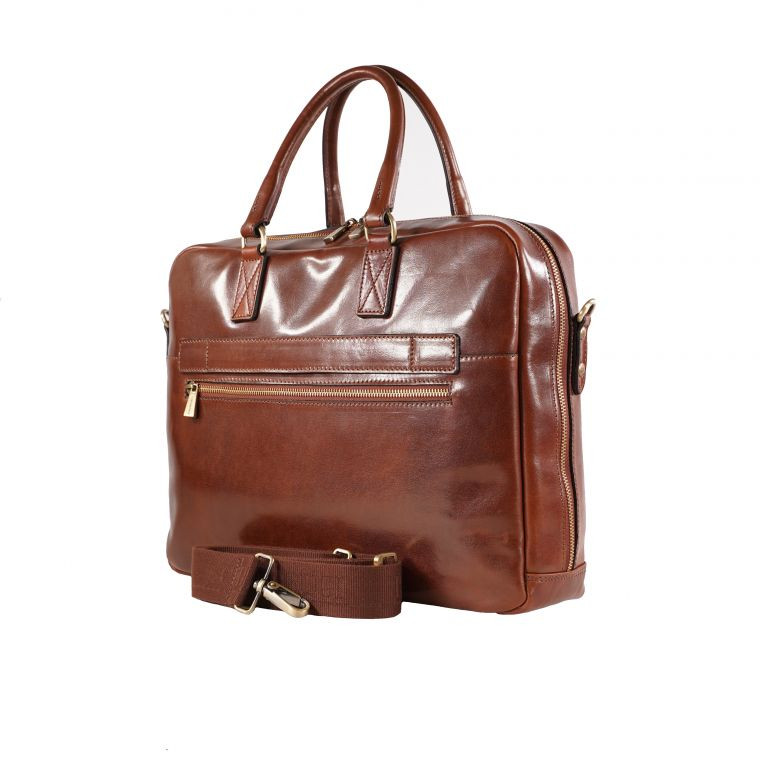 Cartella marrone in pelle Istanbul Chiarugi by Original Tuscany Made in Italy
