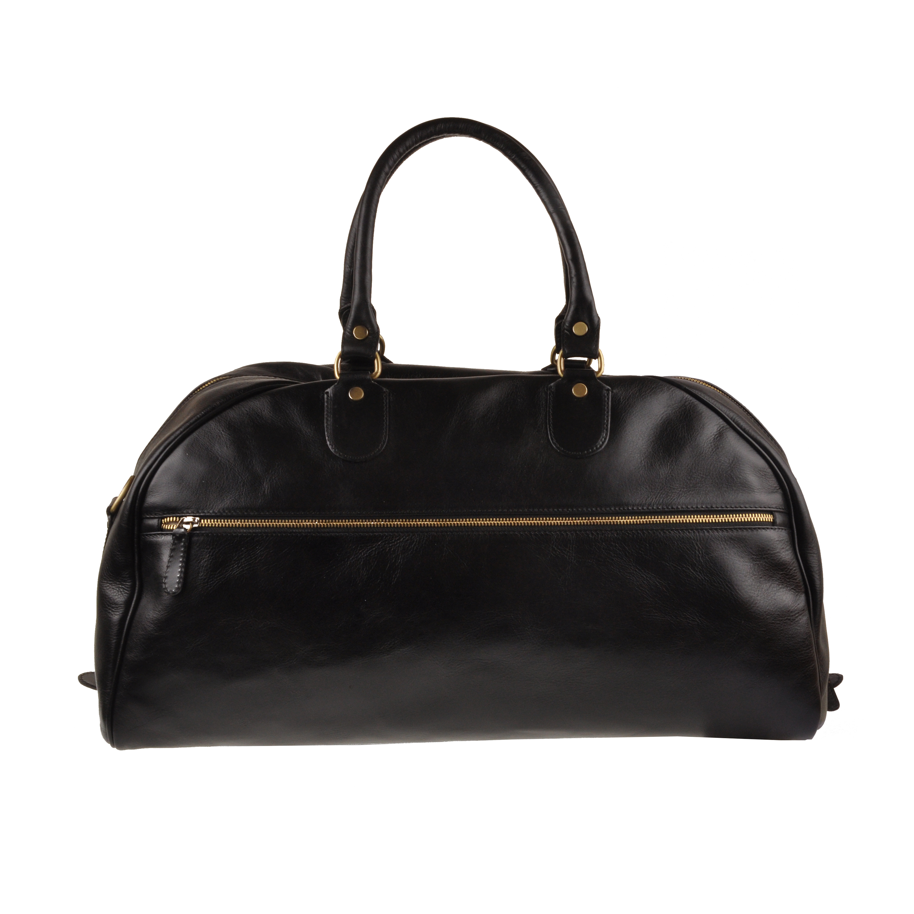 Tiziano black travel bag for romantic Pienza weekends