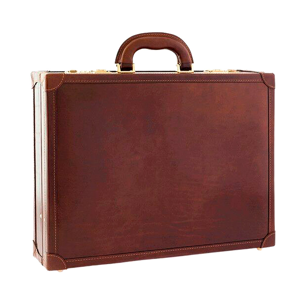 New York 24-hour leather briefcase - professional business document bag