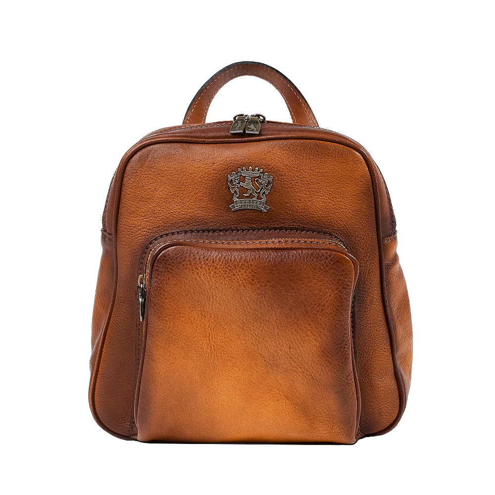 Fiesole women's brown leather backpack - elegant nature hiking